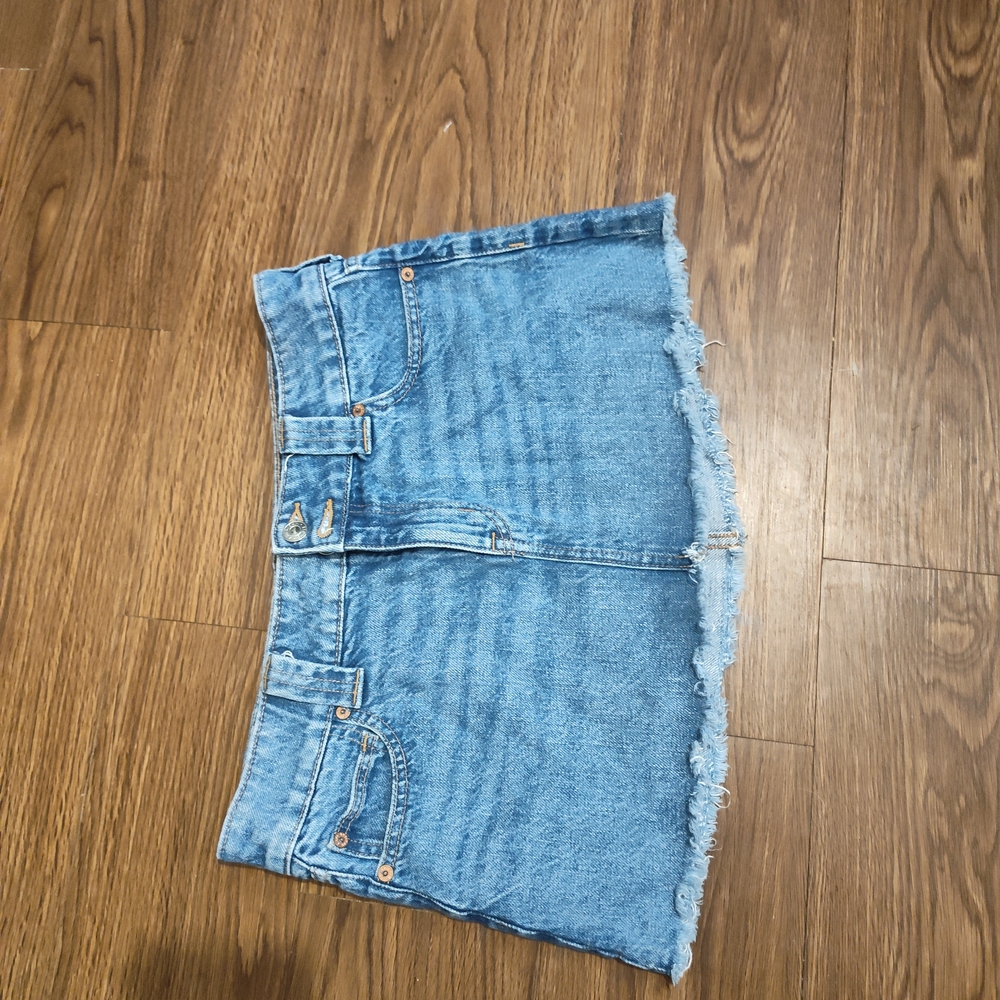 American Eagle Outfitters Light Blue Denim Mini Skirt